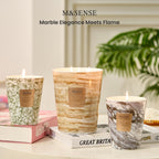 M&SENSE TobaccoVanilla Scented Candles for Home, 3-Wick Highly Scented Jar Candles, Extra Large Candle 35 Oz 150 Hours Long Lasting Burning, Relaxing Aromatherapy Candle for Stress Relief, Meditation