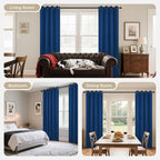 Joydeco Blackout Curtains 84 Inch Length 2 Panels Set, Thermal Insulated Long - Image 8