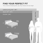 Bedsure GentleSoft Fleece Blankets King Size Dark Grey - Image 3