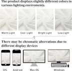 Ivory Sheer Curtains 68 Inch Length 2 Pcs, Light Filtering Rod Pockets Bedroom - Image 7
