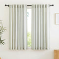 RYB HOME Light Filtering Linen Sheer Curtains 72 inch Long by RYBHOME