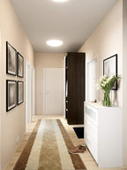 Custom Length Hallway Runner Rug, Slip Resistant, Trellis Beige, 26 Inch X 17 - Image 3