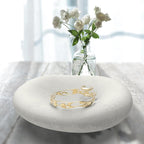 6.3 Inch Concrete Bowl, Modern Decorative Home Decor, Jewelry Tray, Asymmetrical Concrete Organic Bowl, Minimalist Tray