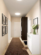 Custom Length Hallway Runner Rug, Slip Resistant, Floral Brown, 26 Inch X 19 - Image 3