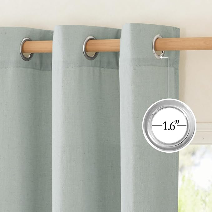 NICETOWN Linen 78 inch Curtains - Image 2