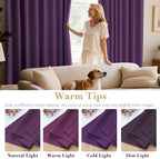H.VERSAILTEX Blackout Curtains for Bedroom Thermal Insulated Room Darkening - Image 6