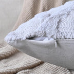 Set of 2 Soft Moroccan Throw Pillow Covers 18x18 Inch Plush Boho Decorative - Image 5