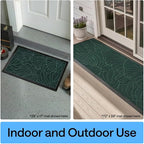 GORILLA GRIP 100% Waterproof All-Season WeatherMAX Doormat, US Designed Natural - Image 9
