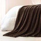 Exclusivo Mezcla Striped Twin Size Fleece Blanket - Image 6