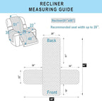 Reversible Chair Covers for Recliner Oversized, Chocolate | Recliner Oversized - Image 3