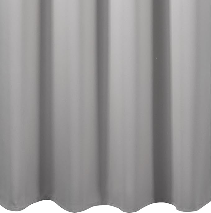Blackout Curtains 52 x 45 inch/Light Grey Curtains Set of 2 Panels/Thermal - Image 9