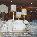 Flameless Candles Battery Operated with Remote Timer, 3D Moving Flame Flickering, Last 600+ Hours Battery Candles, 3" x 3" Ivory Real Wax Electric LED Candle for Wedding Party, Set of 2