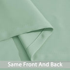 Yakamok Room Darkening Curtains 52x84 inch Light Sage Green-Living Room | 2 - Image 4