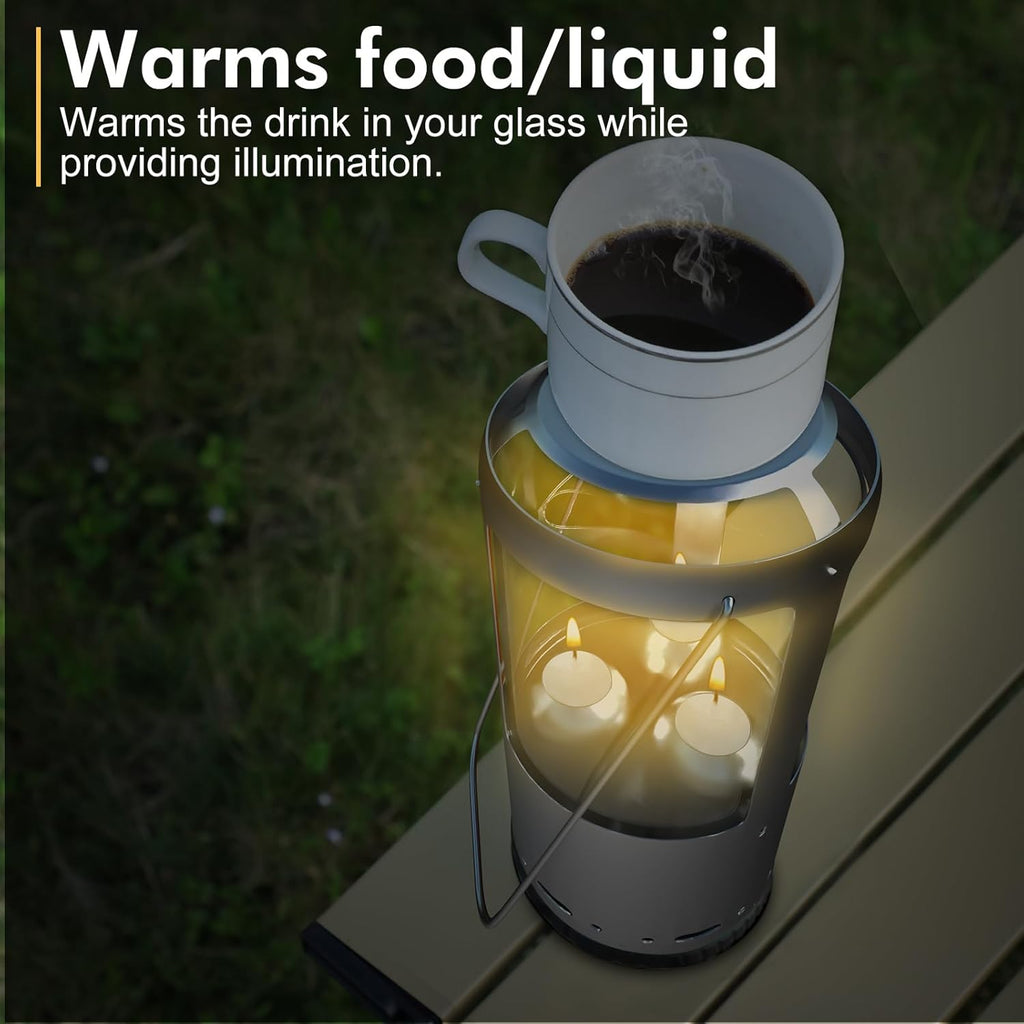 Candle Lantern, Camping Gear for Campers Use, Without Candles