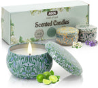 3 Pack Scented Candles Gifts for Women, 2.5 oz Aromatherapy Candles for Home Scented, Natural Soy Candles with Floral Scents, Portable Small Jar Candles Set Gifts for Birthday, Mother's Day