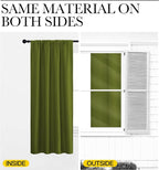 NICETOWN Kitchen Curtains, Short Blackout Drapes, Thermal Insulated Blackout - Image 5