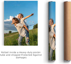 GZZFXXD Personalized Custom 11''x17'' Canvas Prints with Your Photo/your Image Large Wallart Wall Decor for Bedroom Dining room Living room Children's room(Unframed)