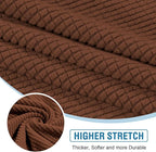 H.VERSAILTEX Sectional Couch Covers 3 Pieces Sofa Seat Cushion Covers L Shape - Image 5