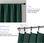 Simplebrand Ava Ever Green Blackout Curtains - Image 4