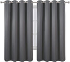 Frost Grey Blackout Curtains 66 x 63 Inch Length/Set of 2 Curtain - Image 2