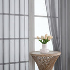 Charcoal Grey Bedroom Curtains 2 Panel Sets 96 Inch Length, 59 Inch Extra Wide - Image 3