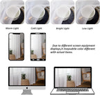 Chyhomenyc Extra Long White Sheer Curtains 102 Inches Long 2 Panels - Image 4