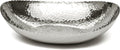 Monarch Abode Hand Hammered Decorative Bowl for Home Decor, 12.75-Inch Polished Stainless Steel – Key Bowl for Entryway Table, Catch All, Decorative Fruit Basin, Key Holder, Bowls for Home Decor