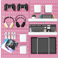 Pegboard Combination Kit, 25.2" x 25.2" Wall Mounted Storage Set with 4 Pegboards & 20 Accessories Hanging, Peg Boards Organizer