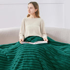 BEDELITE Ribbed Fleece Throw Blanket - Image 3