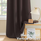 H.VERSAILTEX Blackout Curtains for Bedroom Thermal Insulated Room Darkening - Image 8