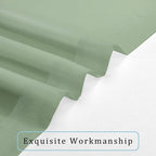 Sage Sheer Curtains 144 inch Extra Long, Elegant and Airy Drapes Translucent - Image 4