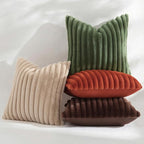 decorUhome Fall Faux Fur Throw Pillow Covers 24x24 Set of 2 Dark Brown | - Image 9