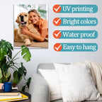Custom Framed Canvas Prints With Your Photos-Personalized Picture To Canvas Wall Art ，Home Decoration Gifts Holiday Gifts