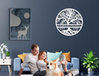 Personalized Tree of Life Metal Sign, Custom Name Sign, Tree of Life Wall Decor, Personalized Metal Tree Sign, Personalized Tree of Life Wall Decor, Custom Metal Signs Personalized