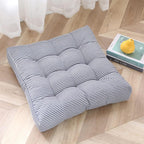 Tiita Chair Cushions 22"x22" Square Windows Pad for Adults Seating Pillows Set of 2, Blue