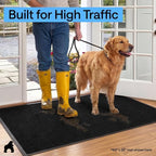 GORILLA GRIP Waterproof Traffic Guard Door Mat, Indoor Outdoor Heavy Duty - Image 7