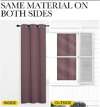 NICETOWN Dry Rose Room Darkening Curtains - Image 6