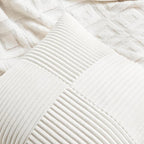Fancy Homi 2 Packs Cream White Lumbar Decorative Throw Pillow Covers 16x28 Inch - Image 4