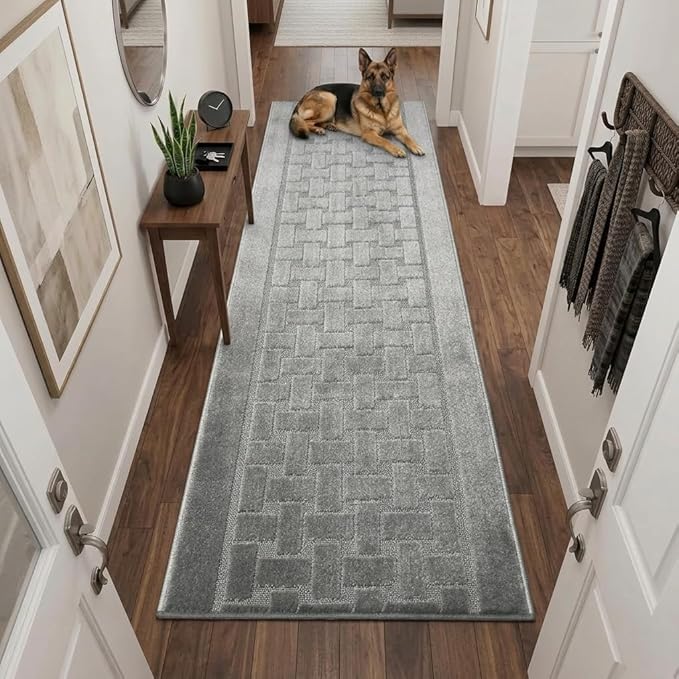 Runner Rug 7 ft, Non-Slip Washable Rug, Rubber Backing, Rolled in Box, Custom - Image 4