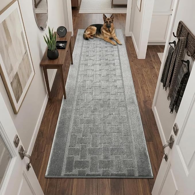 Runner Rug 15 ft, Non-Slip Washable Rug, Rubber Backing, Rolled in Box - Image 4