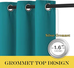 NICETOWN Blackout Doorway Curtain & Drape 84 inches Length - Image 3