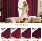 H.VERSAILTEX Christmas Blackout Curtains Premium Blackout Thermal Insulated - Image 5