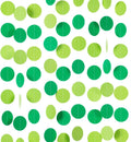 WEVEN Green Paper Garland Circle Dot Party Banner Streamer Backdrop Hanging Decorations, 2.5" in Diameter, 20 Feet in Total