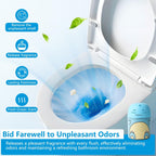 Toilet Bowl Cleaners Bottle Bathroom Toliet Bowl Cleaner with Fresh Ocean Scent Cute Dinosaur Shaped Toilet Tank Cleaner (Blue)