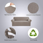 H.VERSAILTEX Stretch Oversized Couch Cover 1 Piece Sofa Slipcovers - Image 4