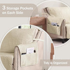 Camel Loveseat Covers for 2 Cushion Couch, Water-Repellent Covers for Love Seat - Image 4