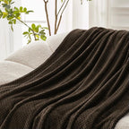Exclusivo Mezcla Large Waffle Fleece Throw Blanket - Image 3