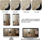 Chyhomenyc Taupe Sheer Curtains 96 inches Long 2 Panels, Light Filtering Soft - Image 8