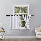 RV Blackout Curtains for Bedroom, 52 x 36 Inches Long Greyish White | Thermal - Image 2