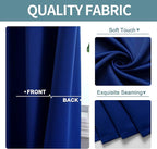 ChrisDowa Blackout Curtains for Bedroom and Living Room 45 Inches Long | 2 - Image 3